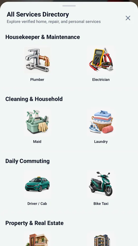 Destora app services directory